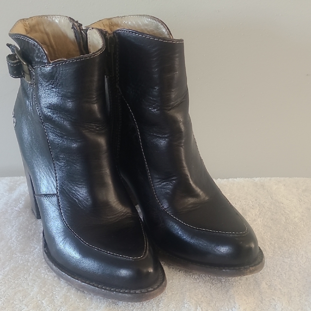 Bed Stu Isla Black Boots 6.5